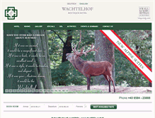 Tablet Screenshot of hotelwachtelhof.com